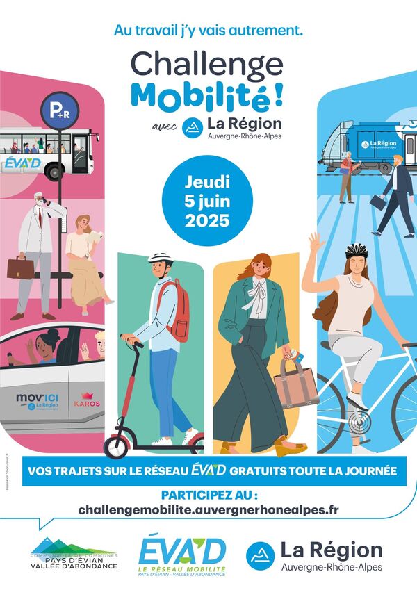 affiche challenge mobilité 2025