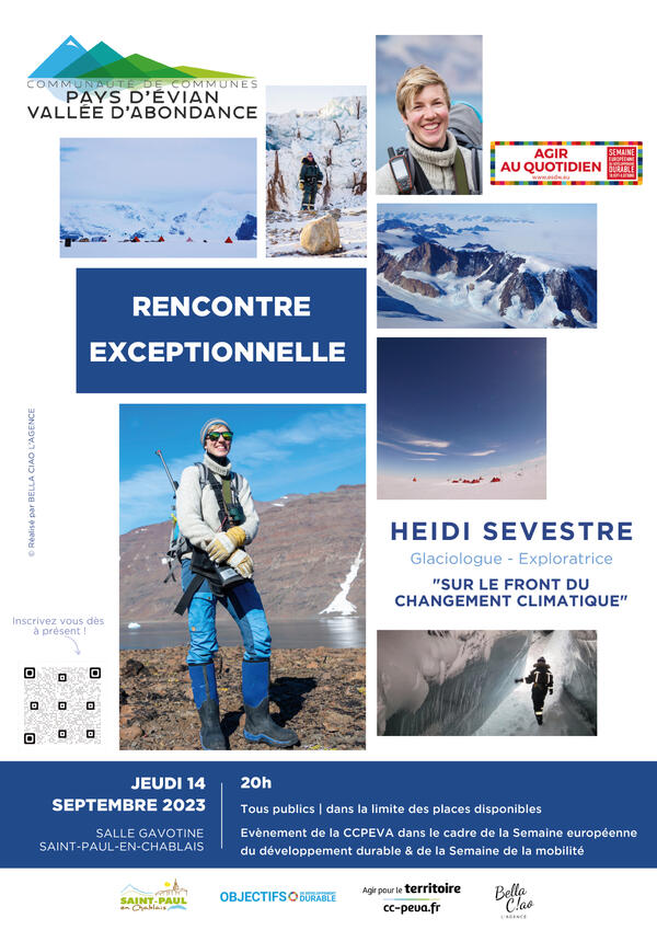 Affiche conférence Heidi Sevestre