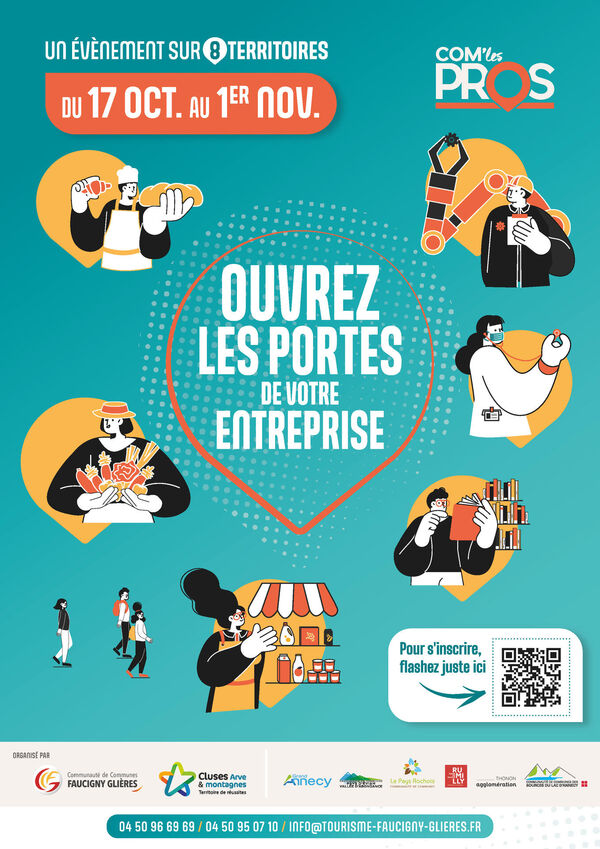 com'les pros affiche entreprises 2025